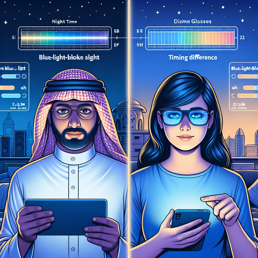 Blue Light Comparison: Screen vs Filtered