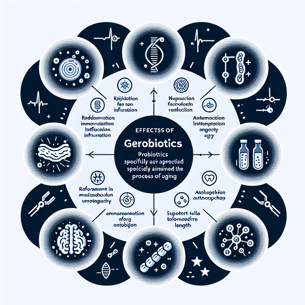 Illustration of gerobiotics mechanism at cellular level